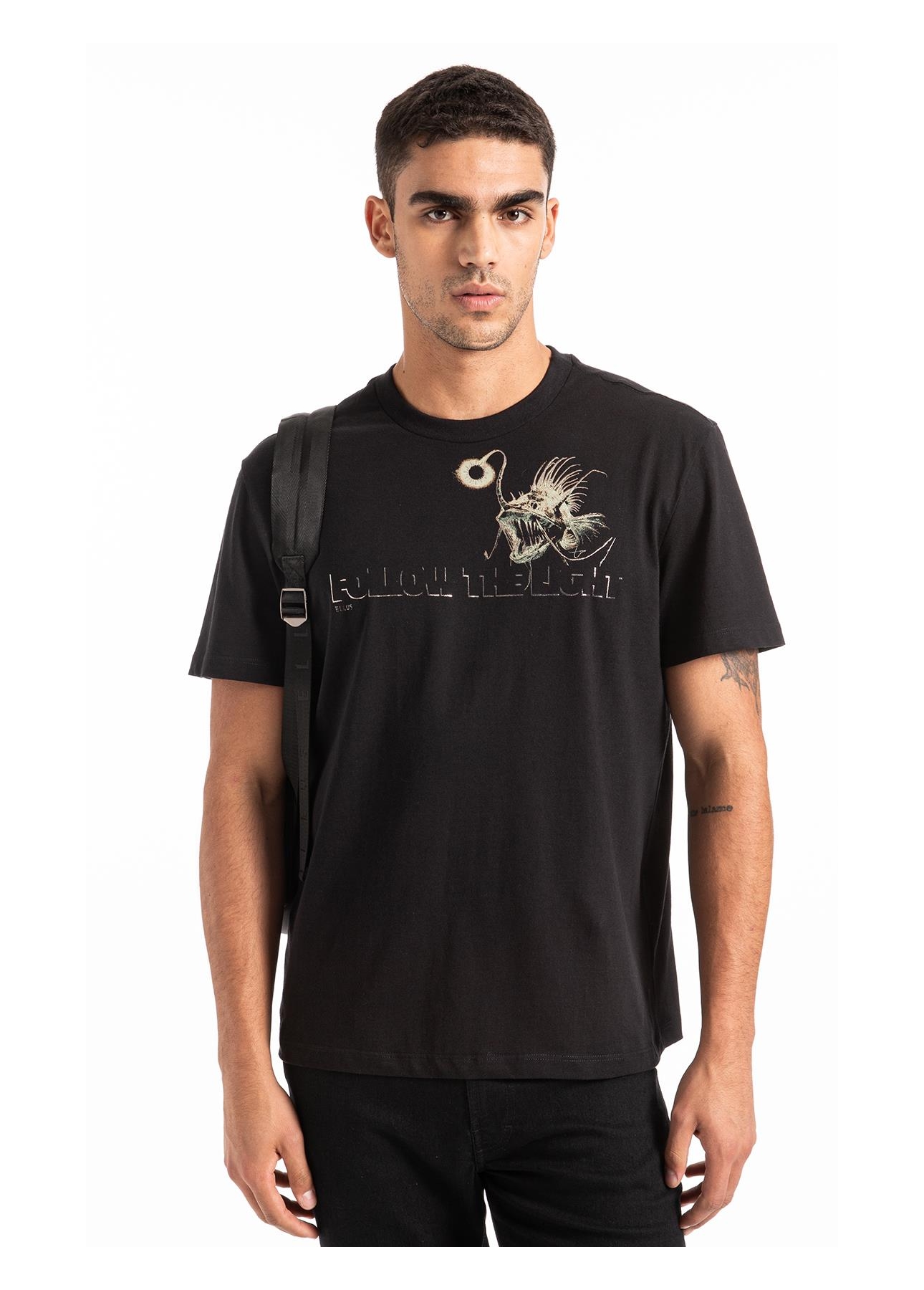 T-Shirt  Follow The Light Classic Preto