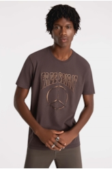 T-Shirt Free Spirit Classic Marrom