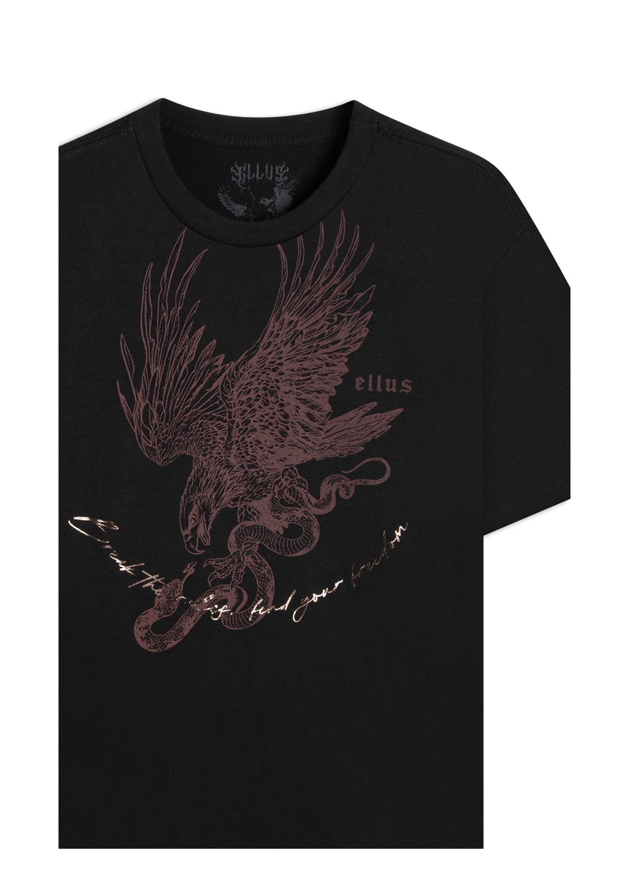 T-Shirt Freedom Eagle Classic Preto