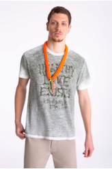 T-Shirt Gase Flame Healthy Love Verde Militar