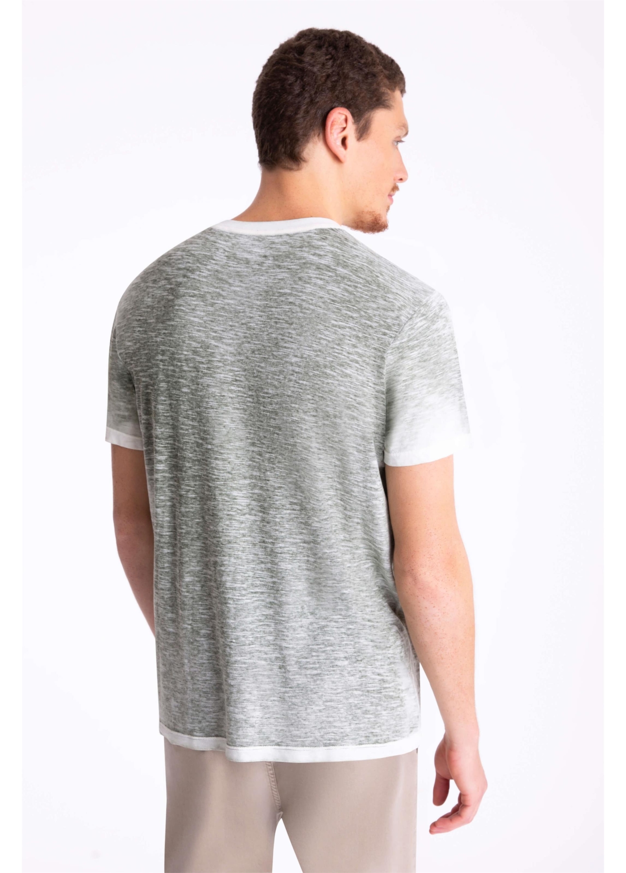 T-Shirt Gase Flame Healthy Love Verde Militar