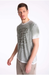 T-Shirt Gase Flame Healthy Love Verde Militar