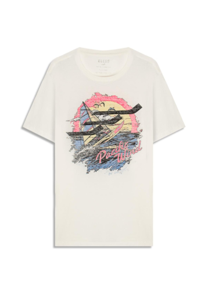 T-Shirt Gase Flamê Pacific Wind Off White