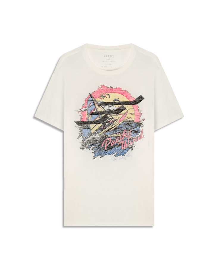 T-Shirt Gase Flamê Pacific Wind Off White