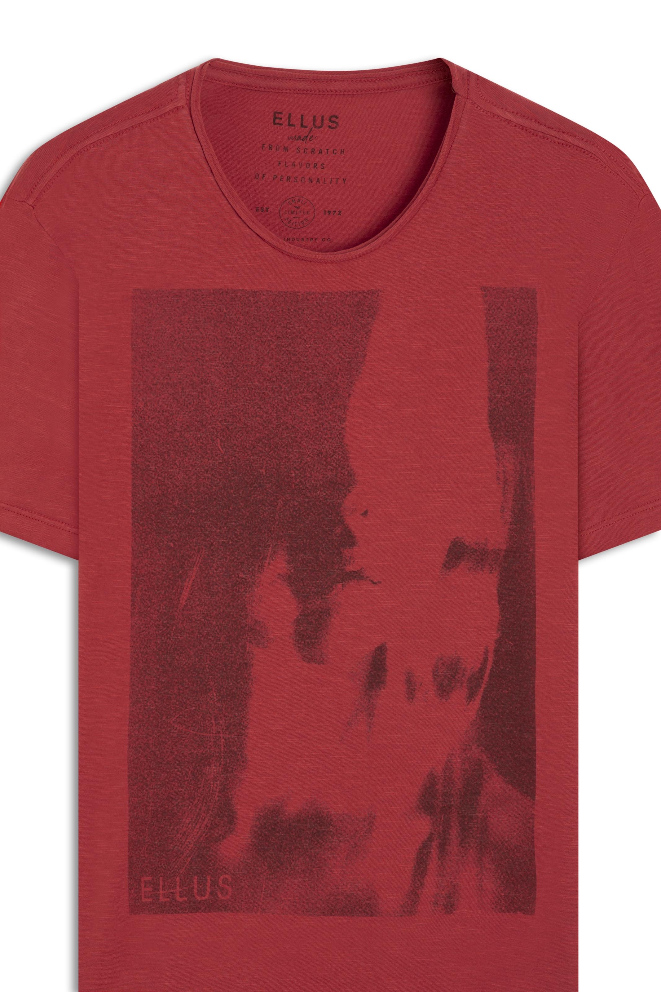 T-Shirt Gase Grunge Photo Cereja