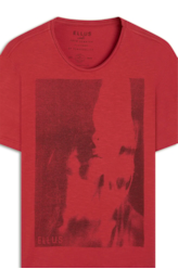 T-Shirt  Gase Grunge Photo Cereja