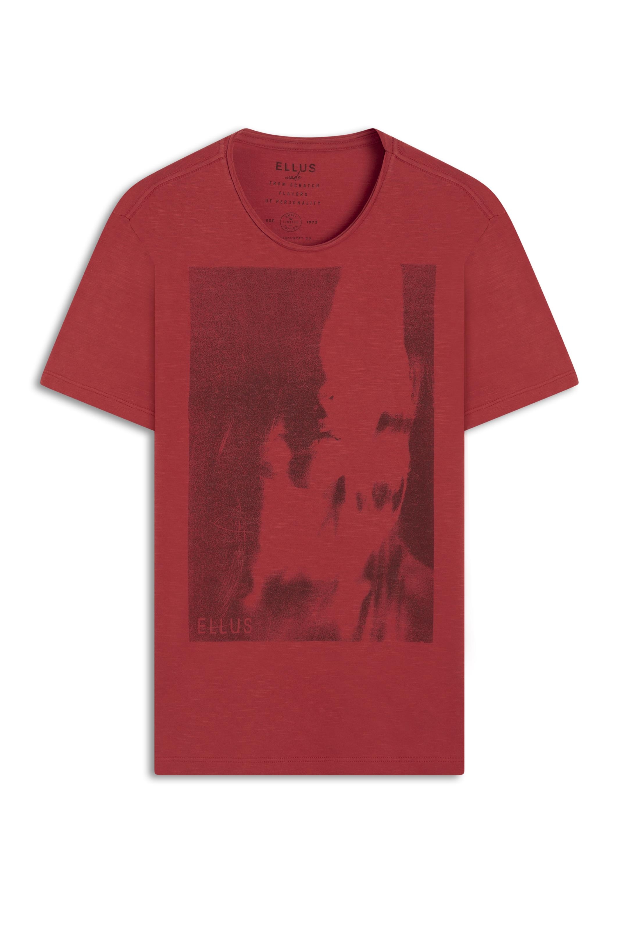 T-Shirt Gase Grunge Photo Cereja