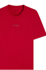 T-Shirt Gothic Ellus Foil Cereja