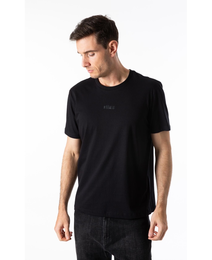 T-Shirt Gothic Ellus Foil Preto