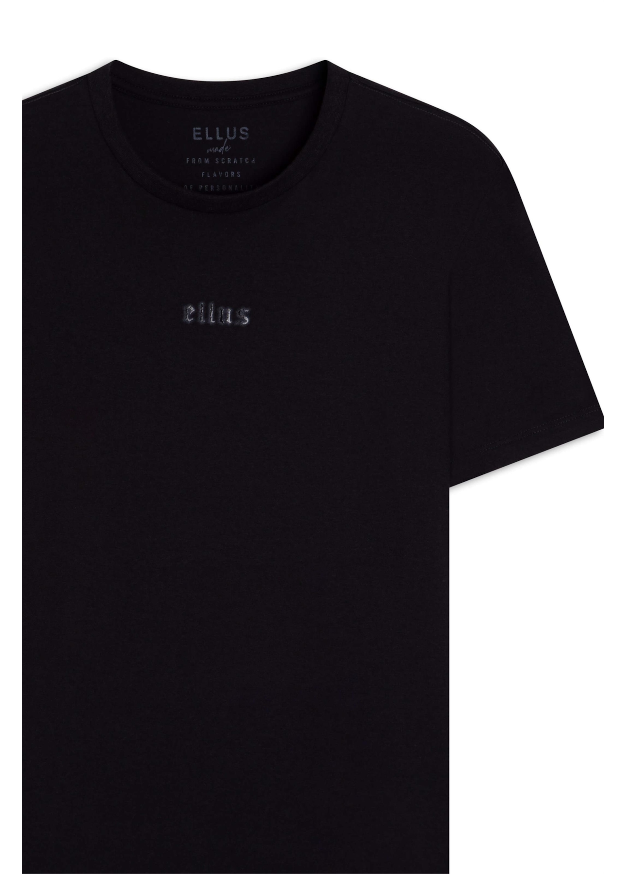 T-Shirt Gothic Ellus Foil Preto