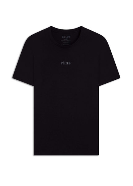T-Shirt Gothic Ellus Foil Preto