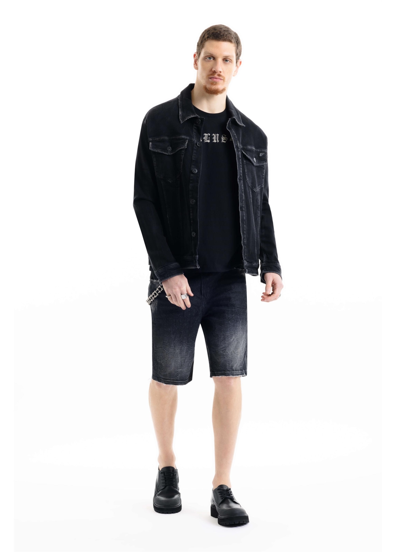 T-Shirt  Gothic Ellus Preto
