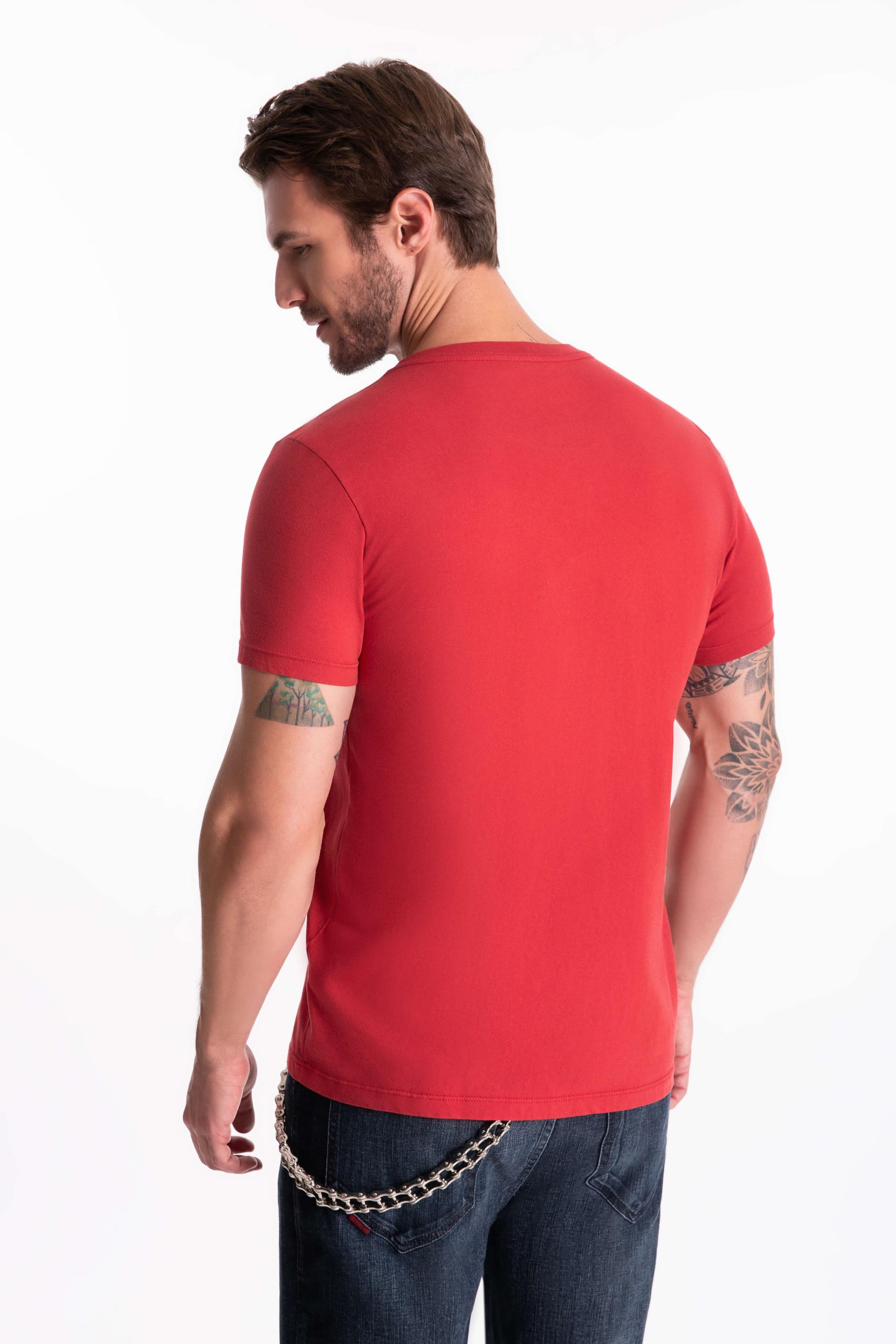 T-Shirt Guitar Rock Classic Cereja