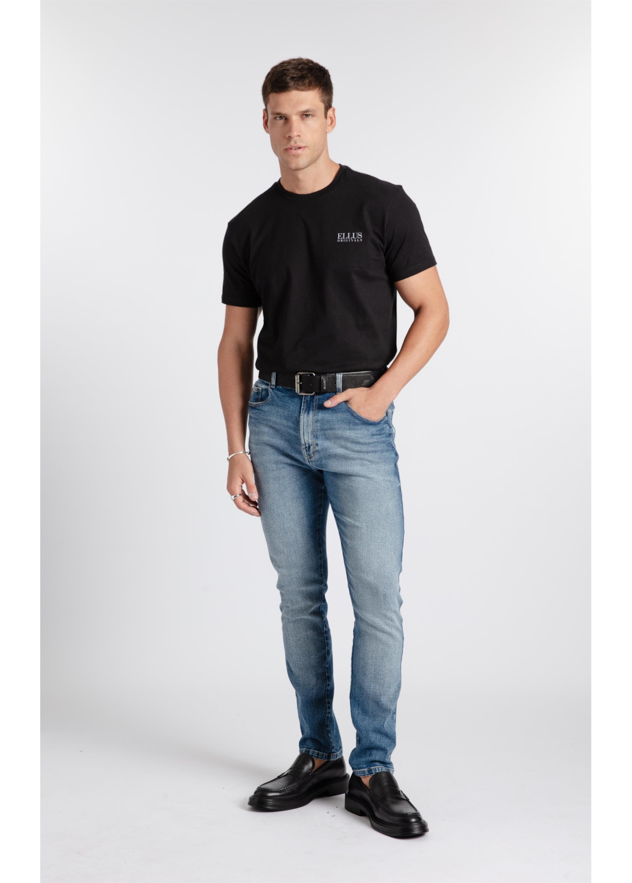 T-Shirt  Guitarra Preto