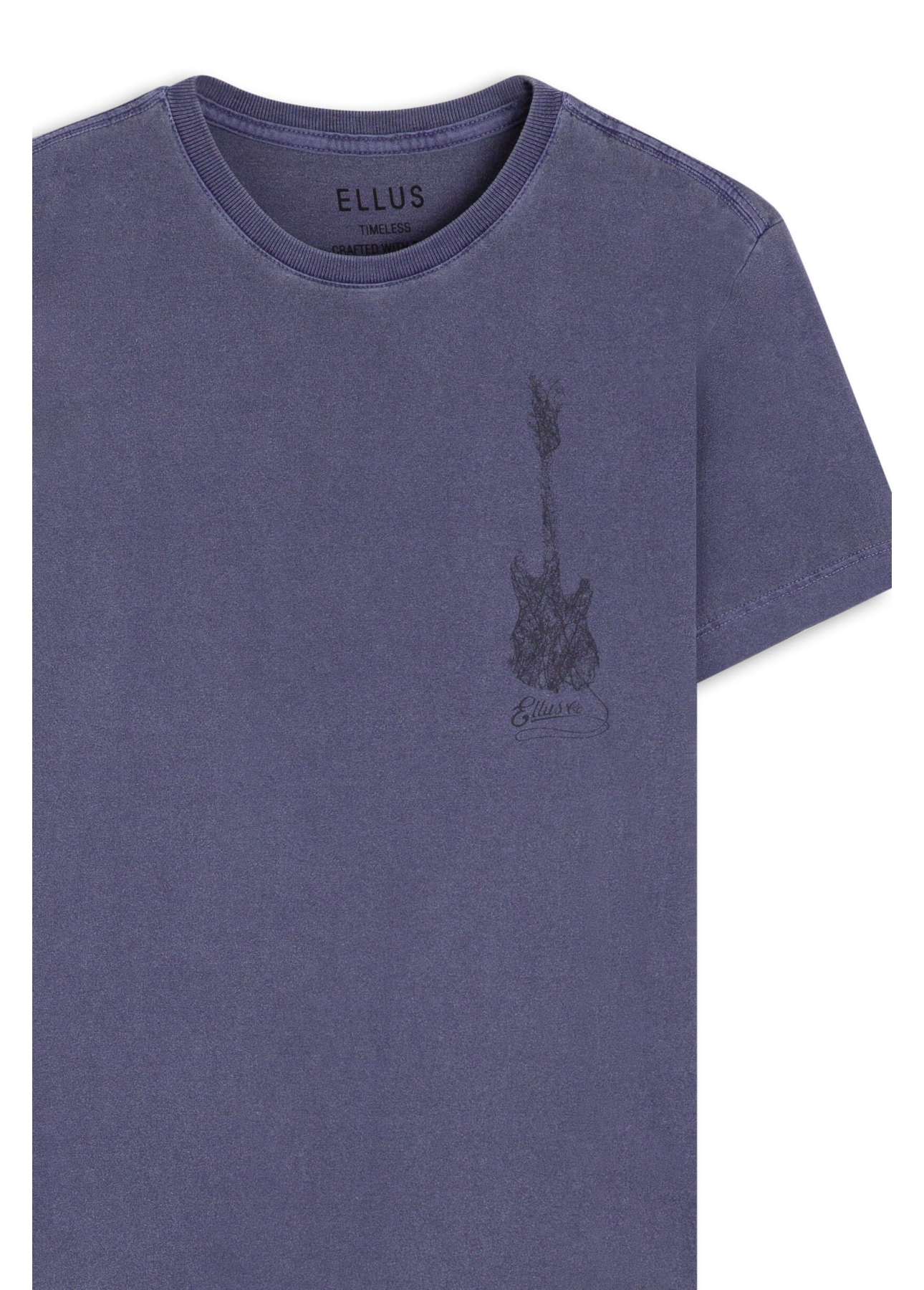 T-Shirt Guittar Branches Dark Navy