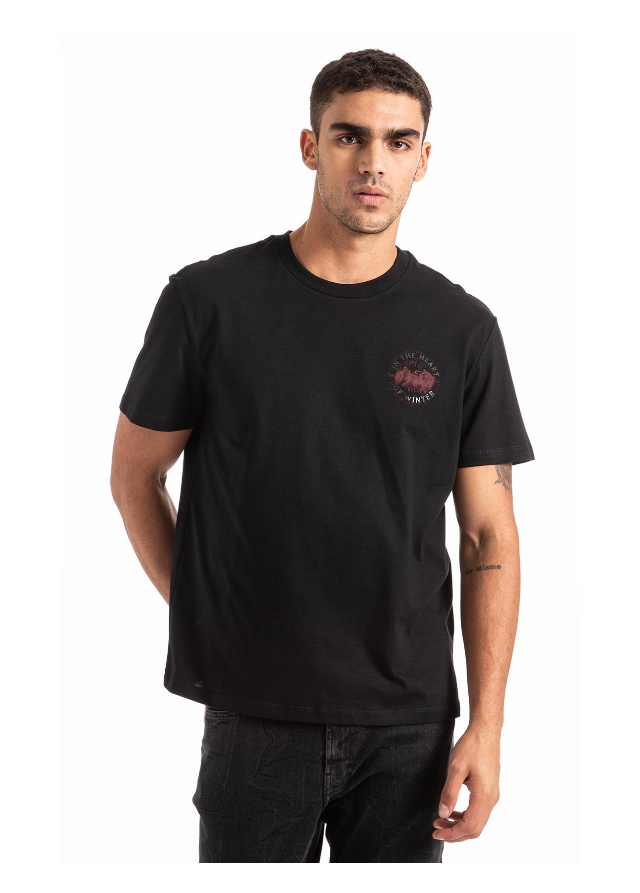 T-Shirt  Heart Mountain Classic Preto