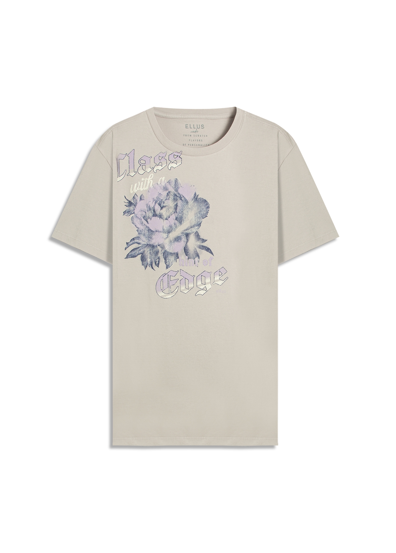 T-Shirt Hint Of Edge Azul Seco