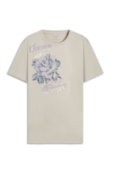 T-Shirt Hint Of Edge Azul Seco