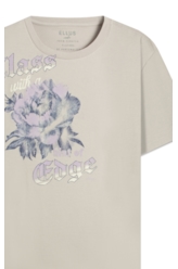 T-Shirt Hint Of Edge Azul Seco