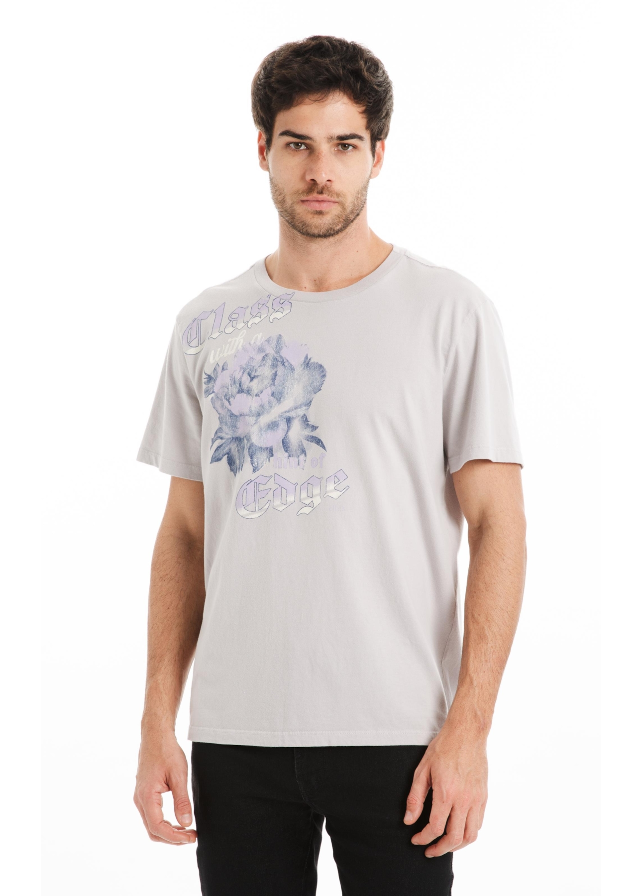T-Shirt Hint Of Edge Azul Seco