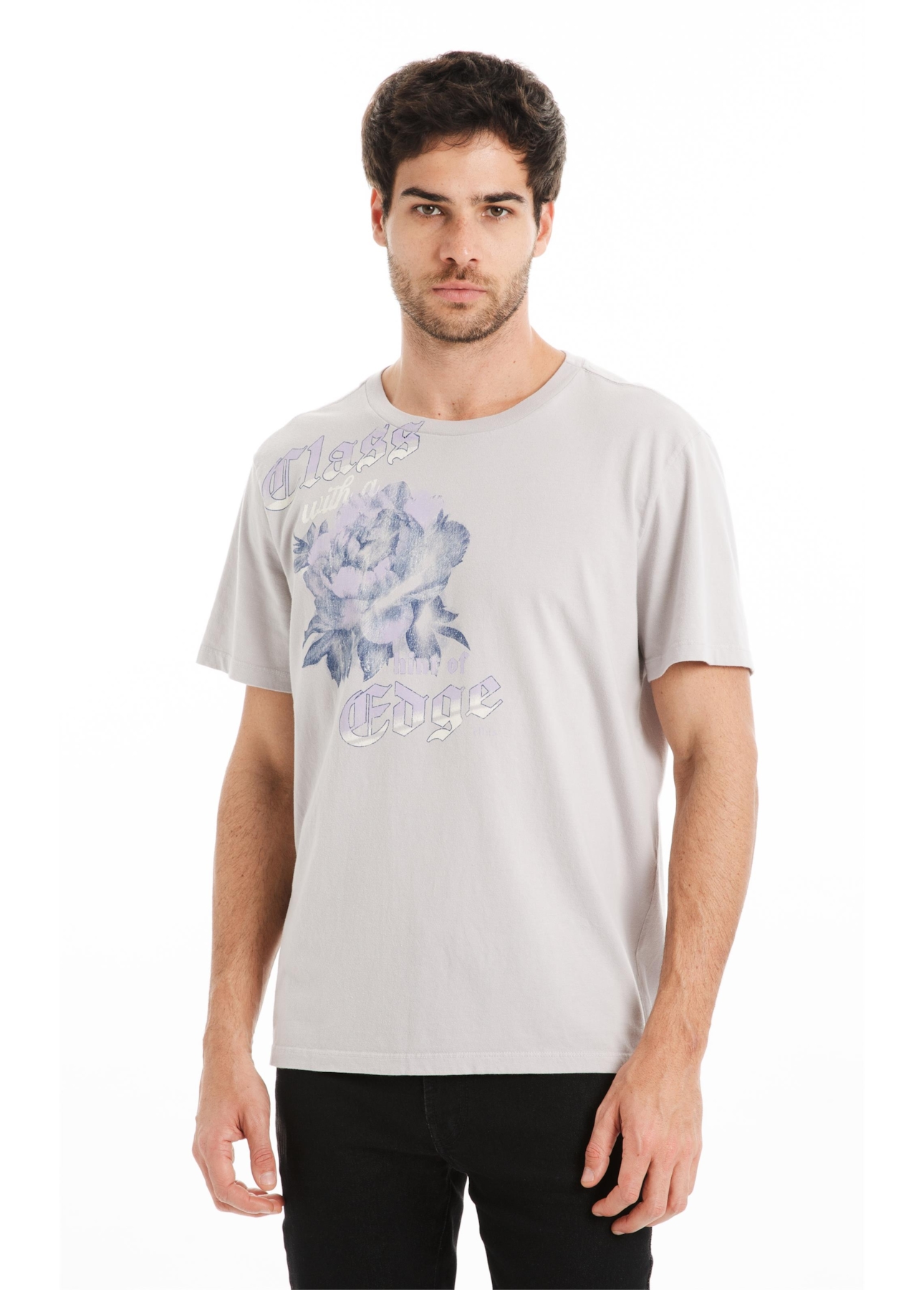 T-Shirt Hint Of Edge Azul Seco