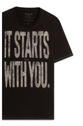 T-Shirt It Starts With You Preto