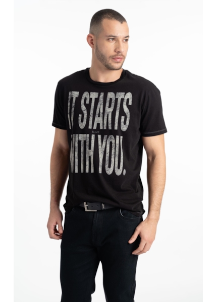 T-Shirt It Starts With You Preto