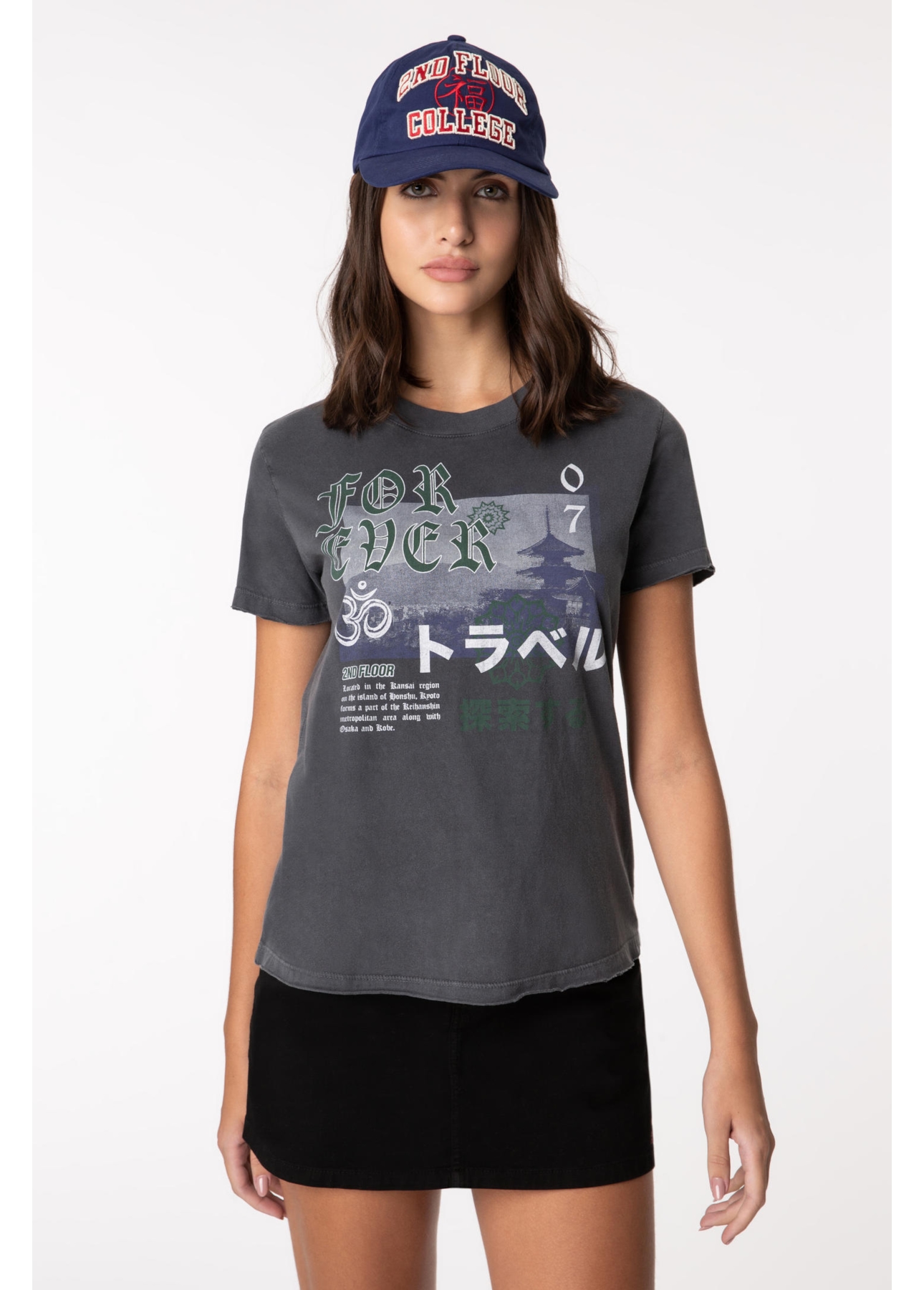 T-Shirt Kyoto 2nd Floor Preto