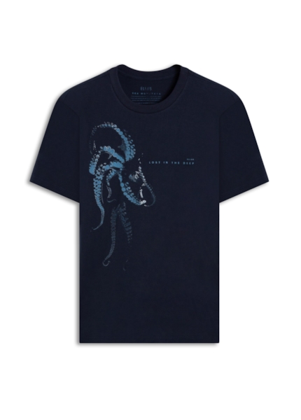T-Shirt  Lost In The Deep Marinho