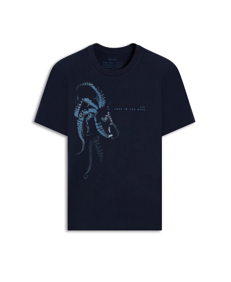 T-Shirt  Lost In The Deep Marinho