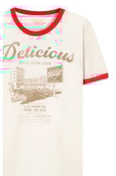 T-Shirt Love Motel Liberty Off White