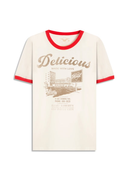 T-Shirt Love Motel Liberty Off White