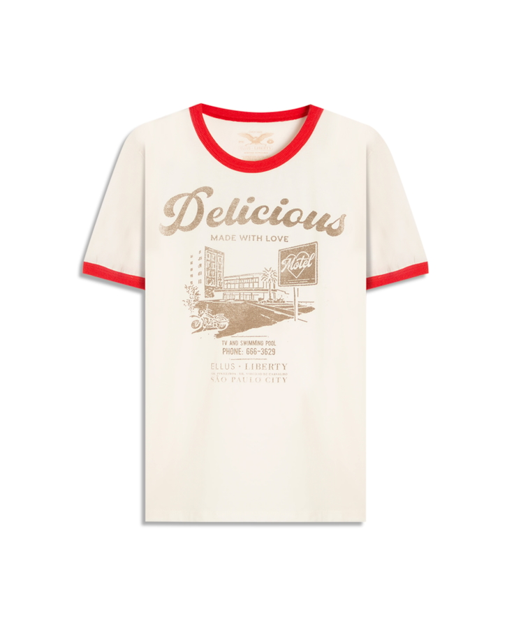 T-Shirt Love Motel Liberty Off White