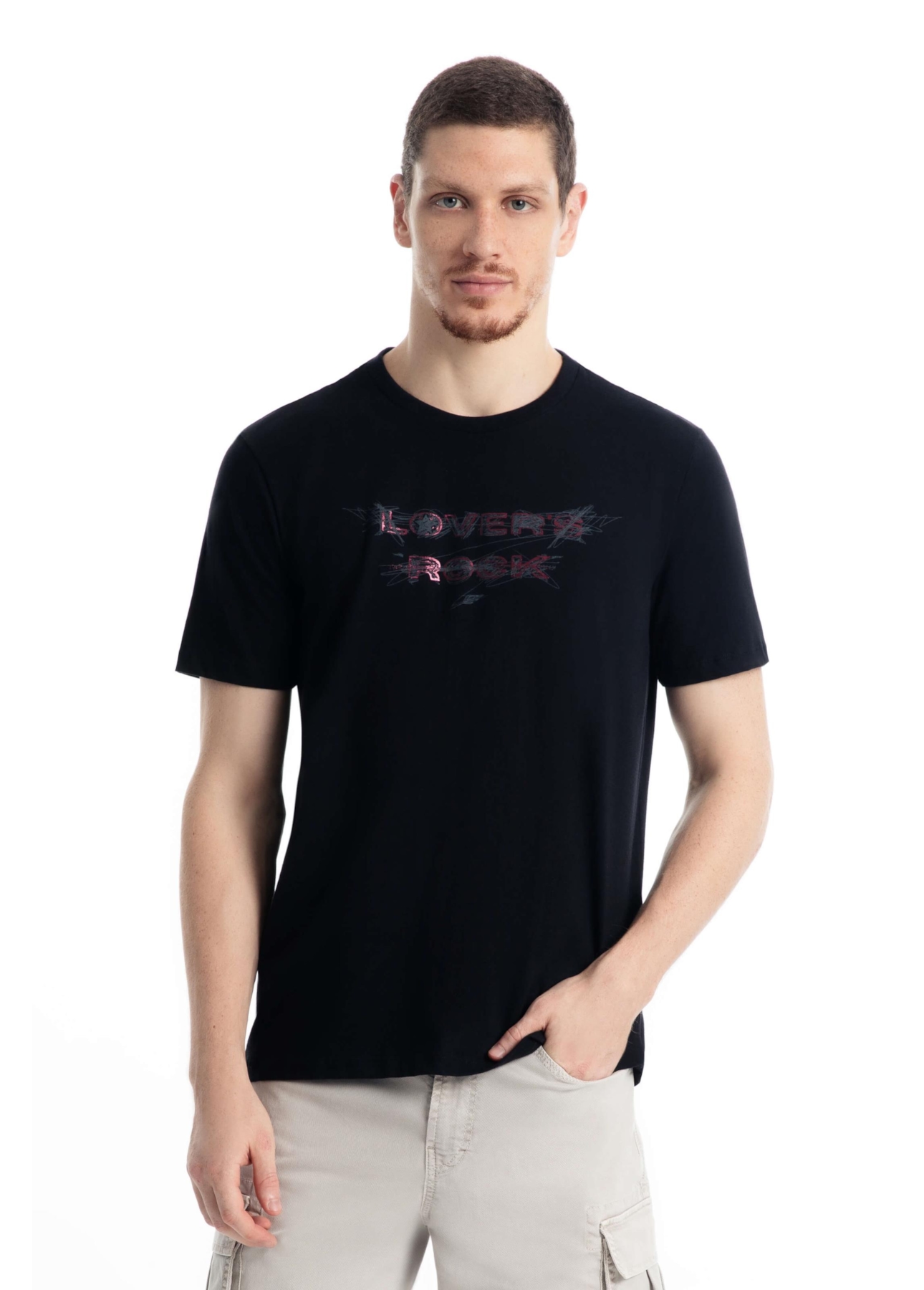 T-Shirt Lovers Rock Classic Preto