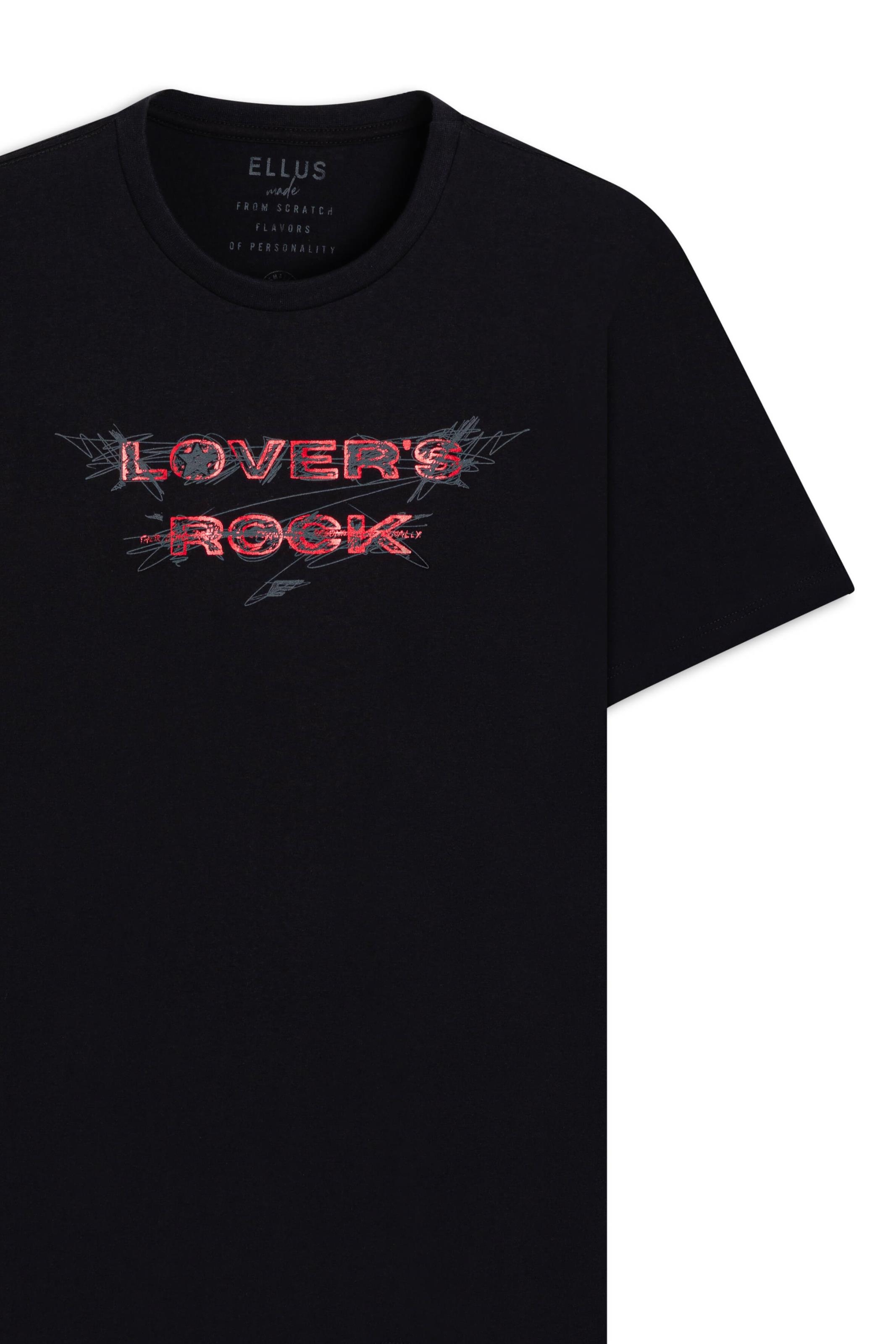 T-Shirt Lovers Rock Classic Preto