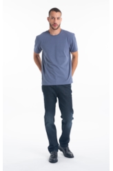 T-Shirt Malha Aura e Asa Blue Vintage