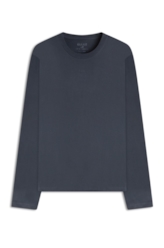 T-Shirt Manga Longa Fine Ellus Classic Azul Marinho