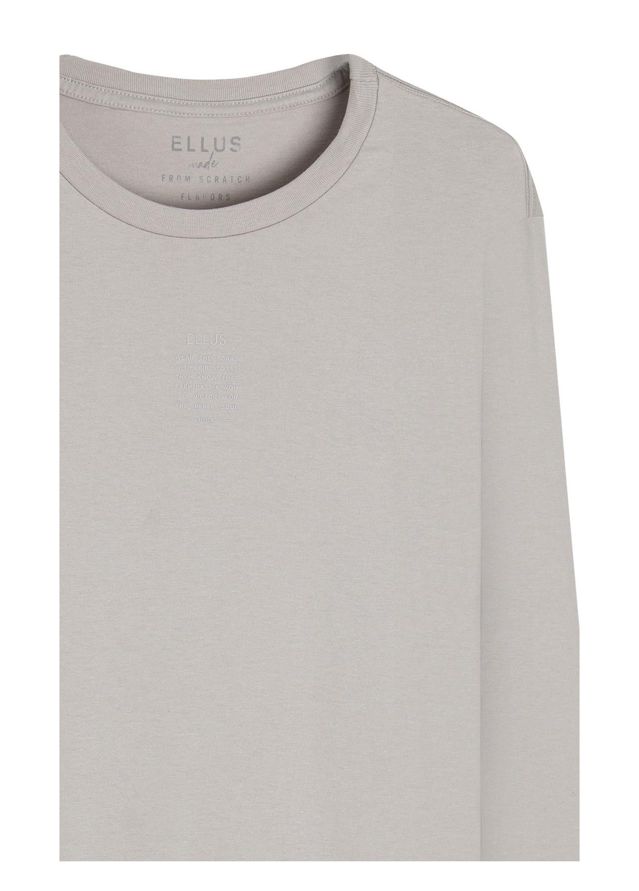 T-Shirt Manga Longa Fine Ellus Classic Gelo