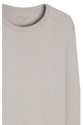 T-Shirt Manga Longa Fine Ellus Classic Gelo