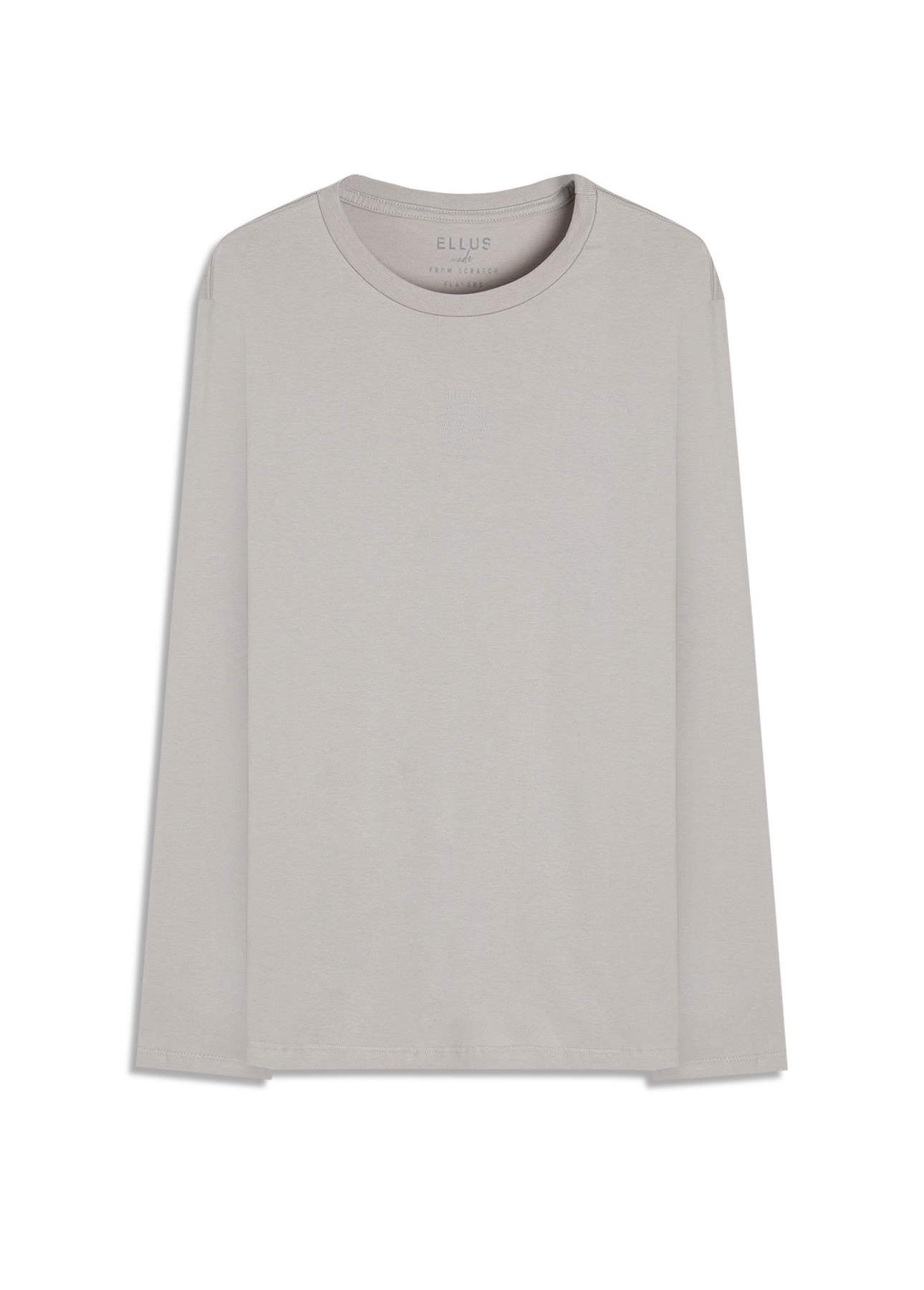 T-Shirt Manga Longa Fine Ellus Classic Gelo