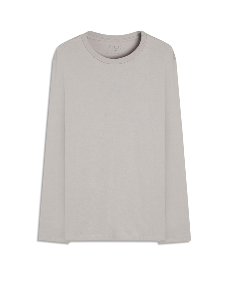 T-Shirt Manga Longa Fine Ellus Classic Gelo