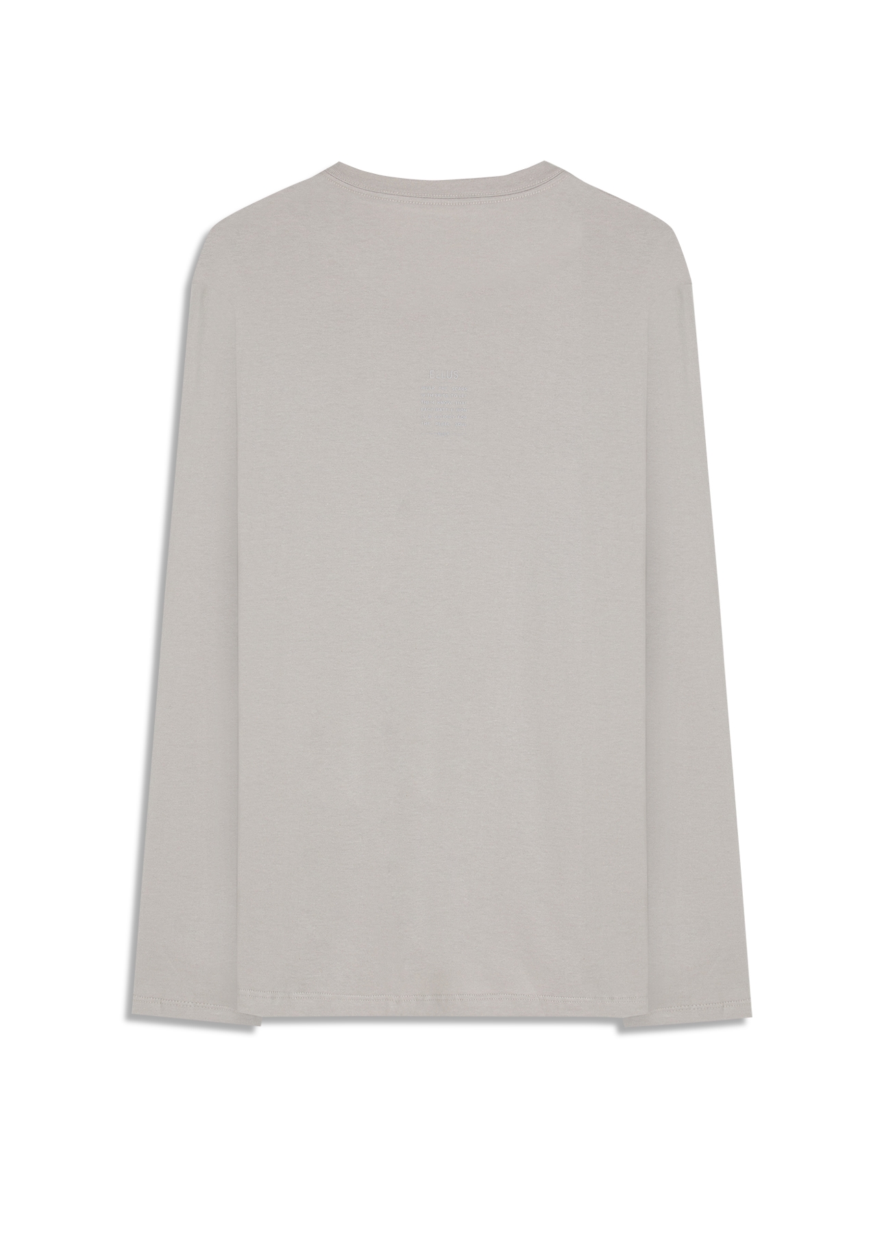 T-Shirt Manga Longa Fine Ellus Classic Gelo