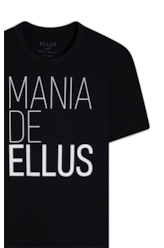 T-Shirt Mania de Ellus Preto