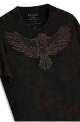 T-Shirt Marble Eagle Dark Brown