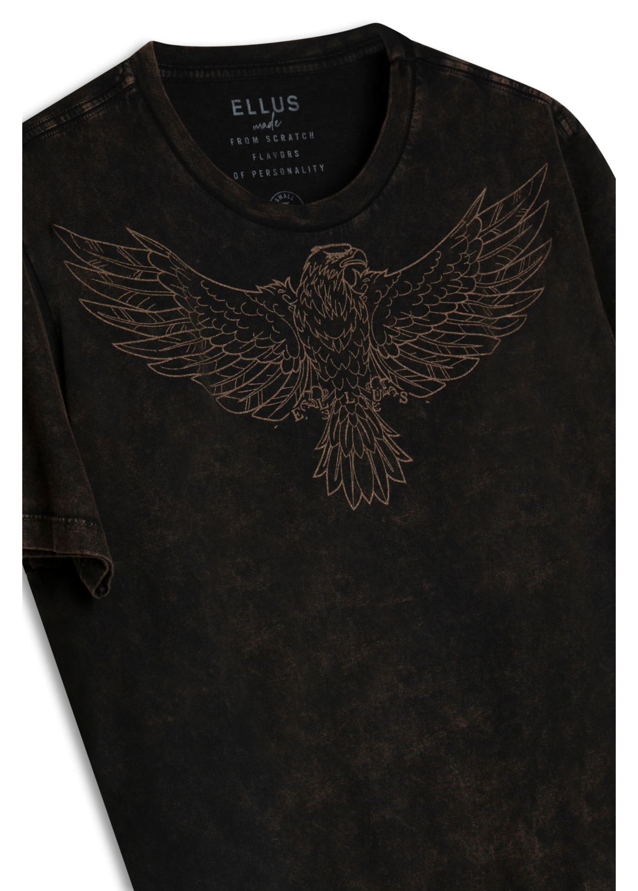 T-Shirt Marble Eagle Dark Brown