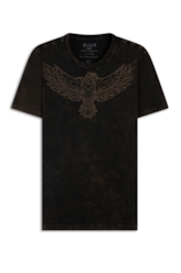 T-Shirt Marble Eagle Dark Brown