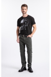 T-Shirt Marble Helmet Plumbo