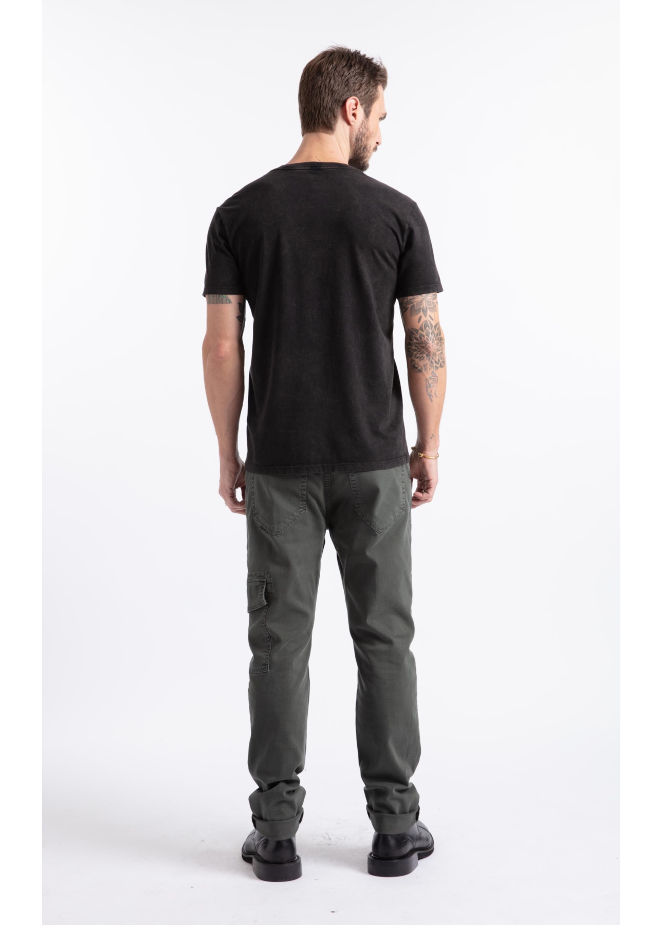 T-Shirt Marble Helmet Plumbo