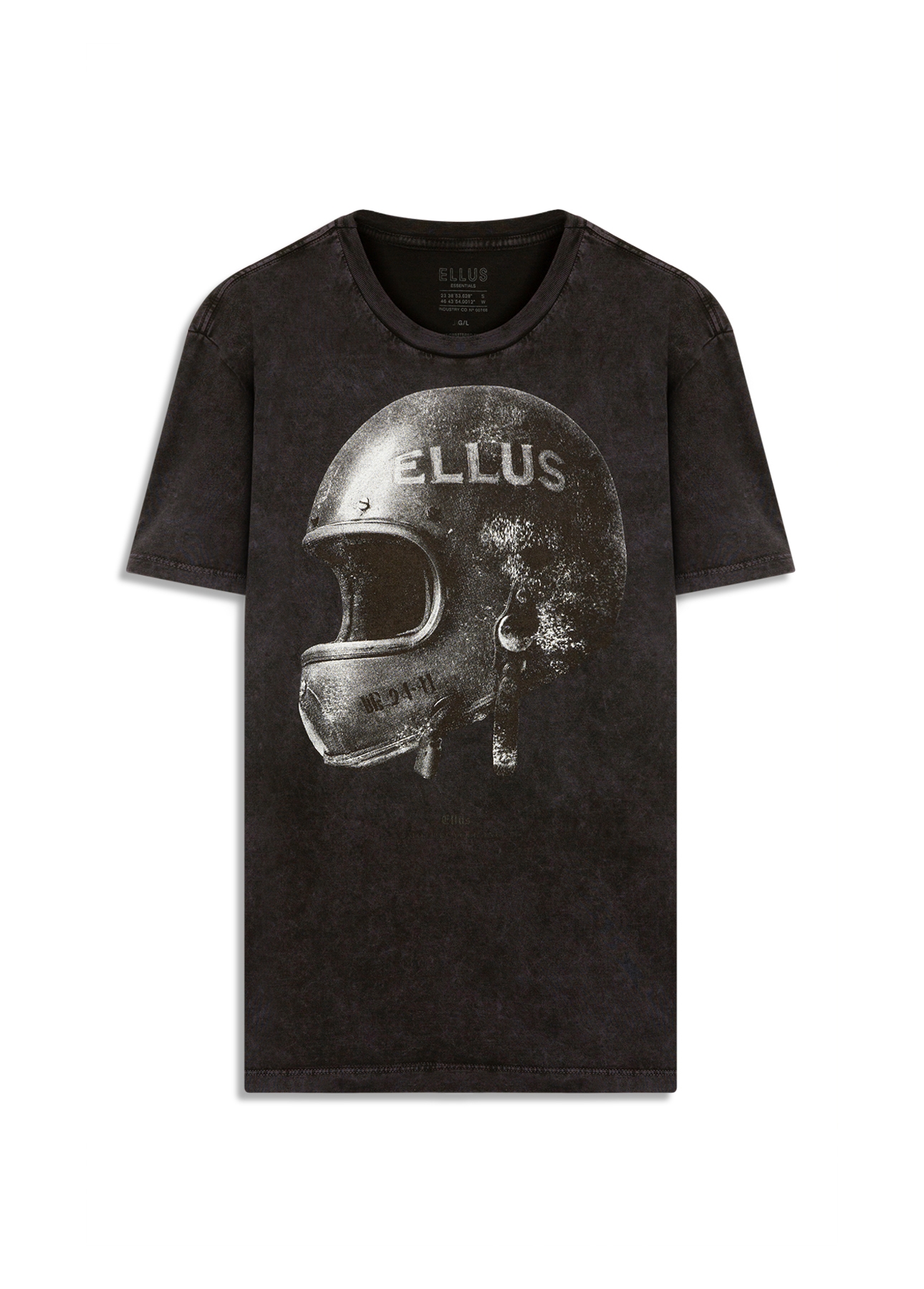 T-Shirt Marble Helmet Plumbo