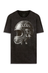 T-Shirt Marble Helmet Plumbo